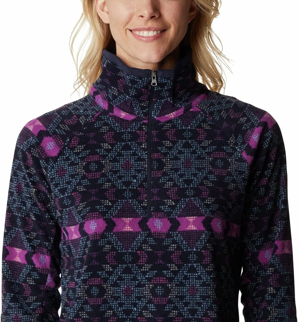 image:imageColumbia womens Glacial Iv Print Half ZipPlum Blanket