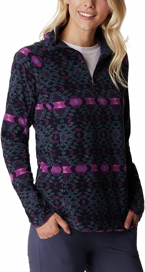image:imageColumbia womens Glacial Iv Print Half ZipPlum Blanket