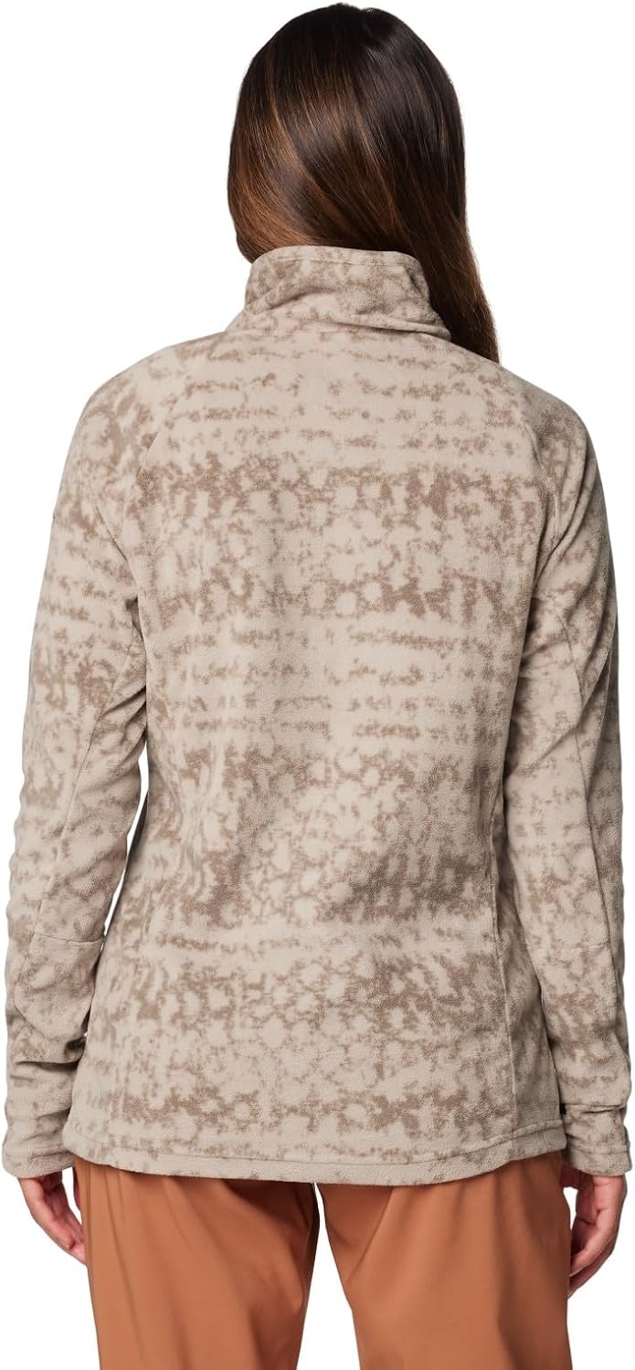 image:imageColumbia womens Glacial Iv Print Half ZipSafari Stippled Stripe