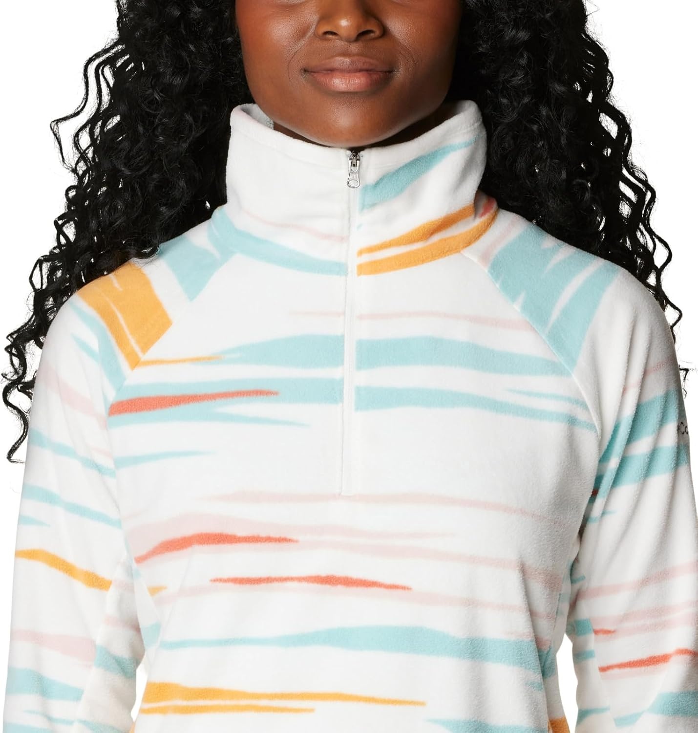 image:imageColumbia womens Glacial Iv Print Half ZipSea Salt Skyscape
