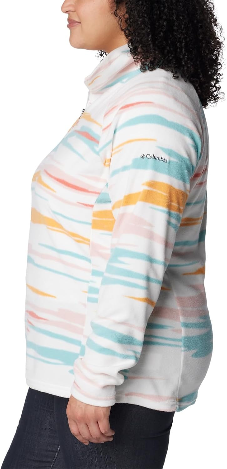 image:imageColumbia womens Glacial Iv Print Half ZipSea Salt Skyscape