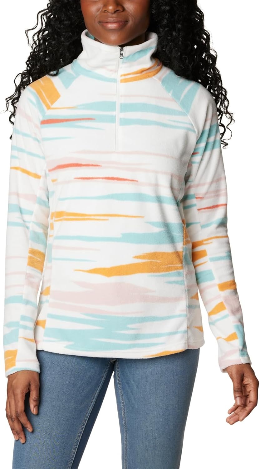 image:imageColumbia womens Glacial Iv Print Half ZipSea Salt Skyscape