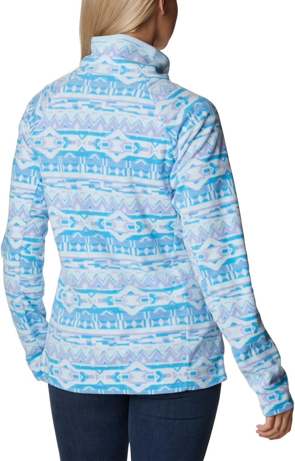 image:imageColumbia womens Glacial Iv Print Half ZipSerenity 80s Stripe Print