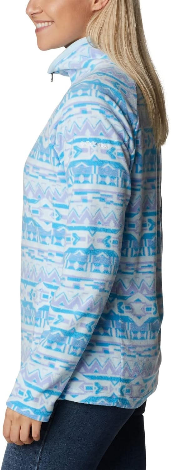 image:imageColumbia womens Glacial Iv Print Half ZipSerenity 80s Stripe Print