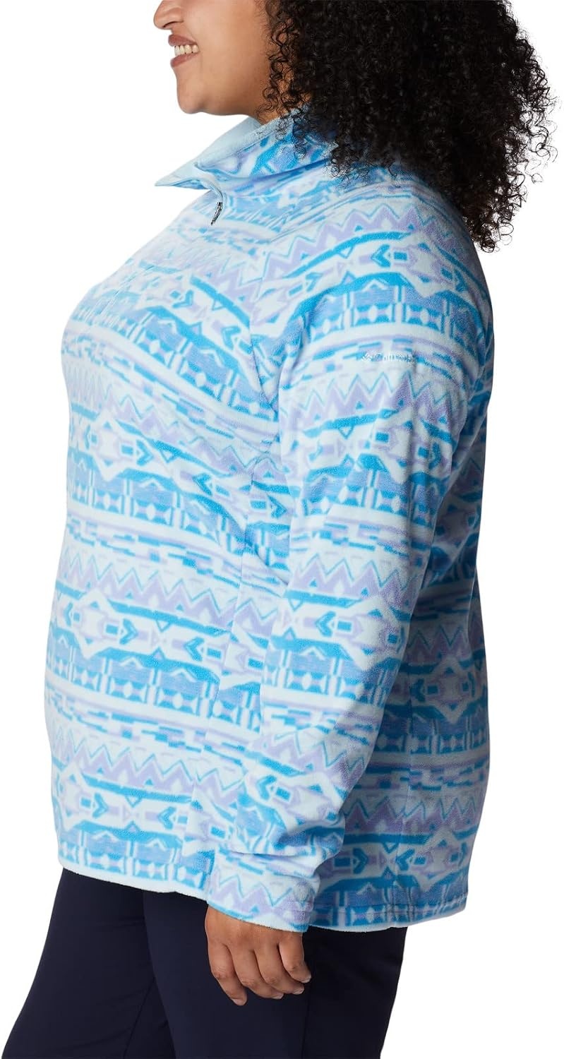 image:imageColumbia womens Glacial Iv Print Half ZipSerenity 80s Stripe Print