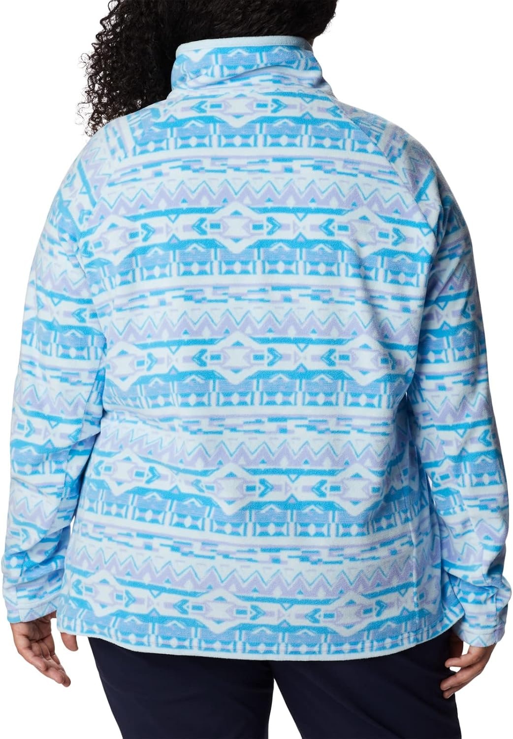 image:imageColumbia womens Glacial Iv Print Half ZipSerenity 80s Stripe Print