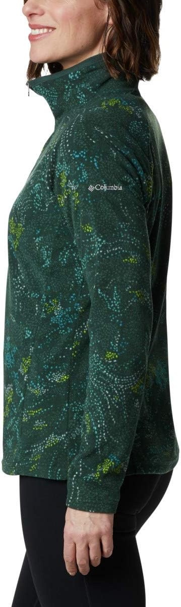 image:imageColumbia womens Glacial Iv Print Half ZipSpruce Dotty Floral