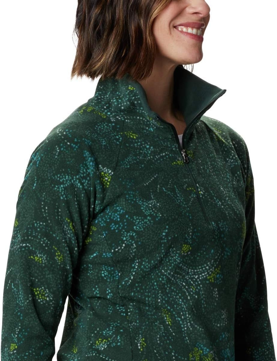 image:imageColumbia womens Glacial Iv Print Half ZipSpruce Dotty Floral