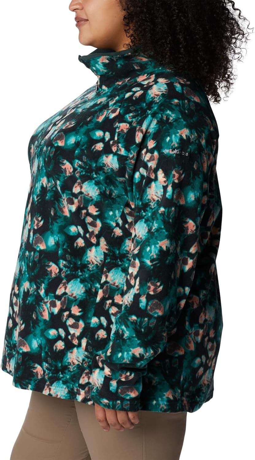 image:imageColumbia womens Glacial Iv Print Half ZipSpruce Solarized Print