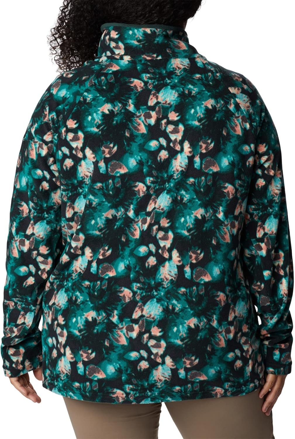 image:imageColumbia womens Glacial Iv Print Half ZipSpruce Solarized Print