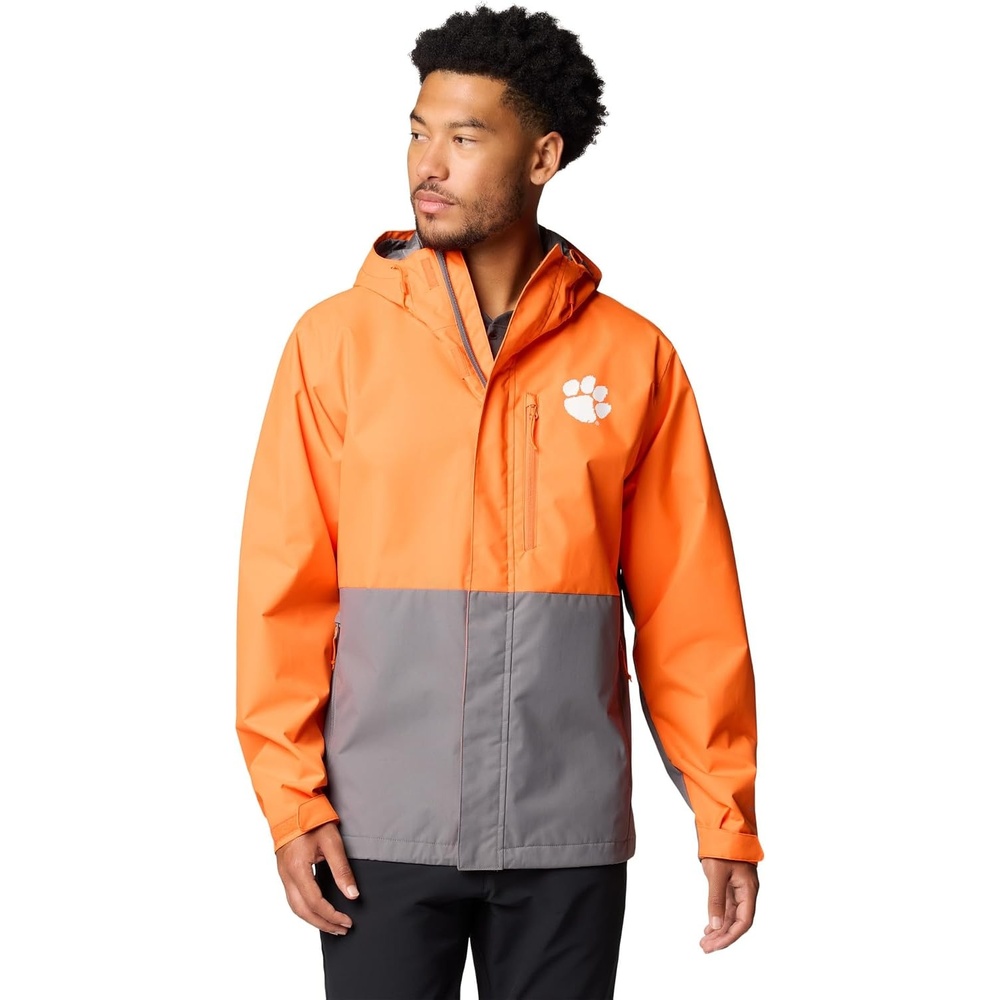 image:imageColumbia Mens Collegiate Field Bound JacketCle Spark OrangeCity Grey