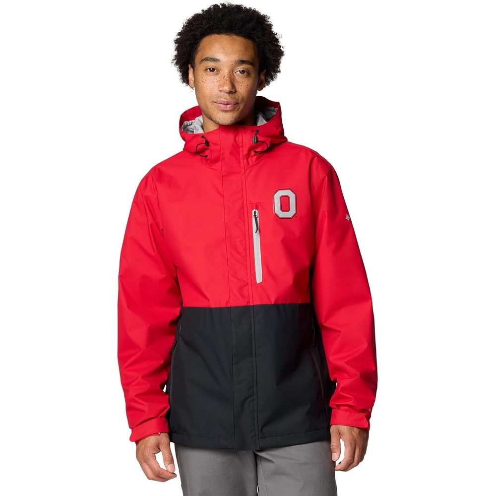 image:imageColumbia Mens Collegiate Field Bound JacketOs Intense RedBlack