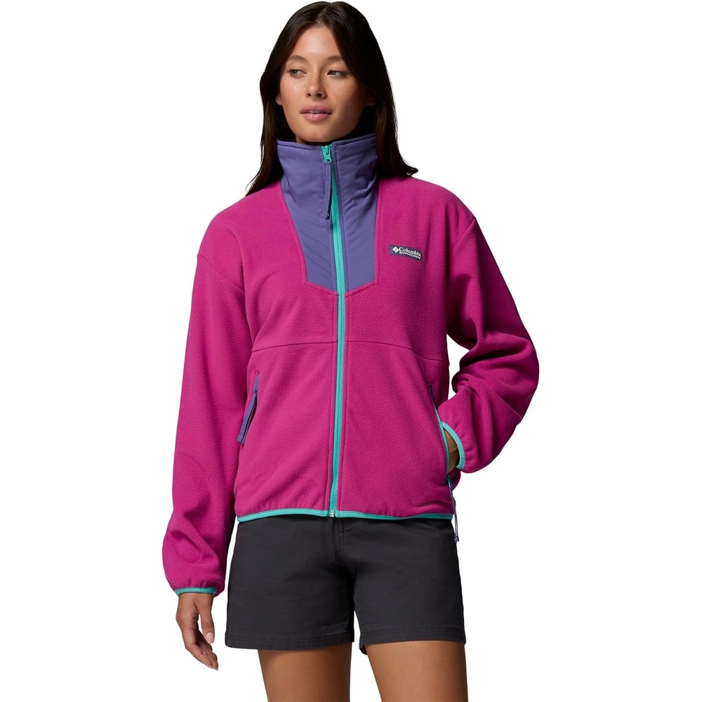 image:imageColumbia Sequoia Grove Full Zip FleeceFuchsiaStormwatch