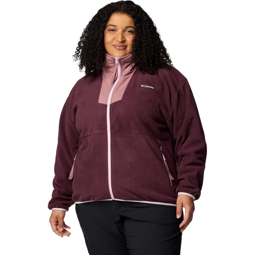 image:imageColumbia Sequoia Grove Full Zip FleeceMoonvistaFigPink Dawn