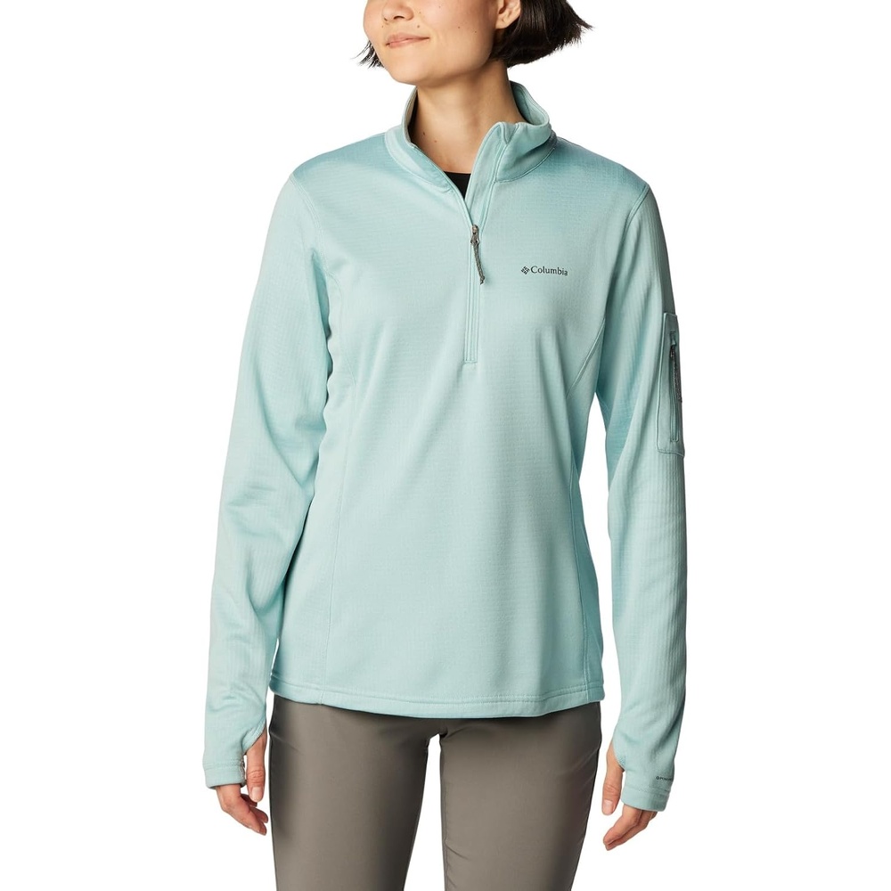 image:imageColumbia Womens Park View Grid Fleece Half ZipGreen