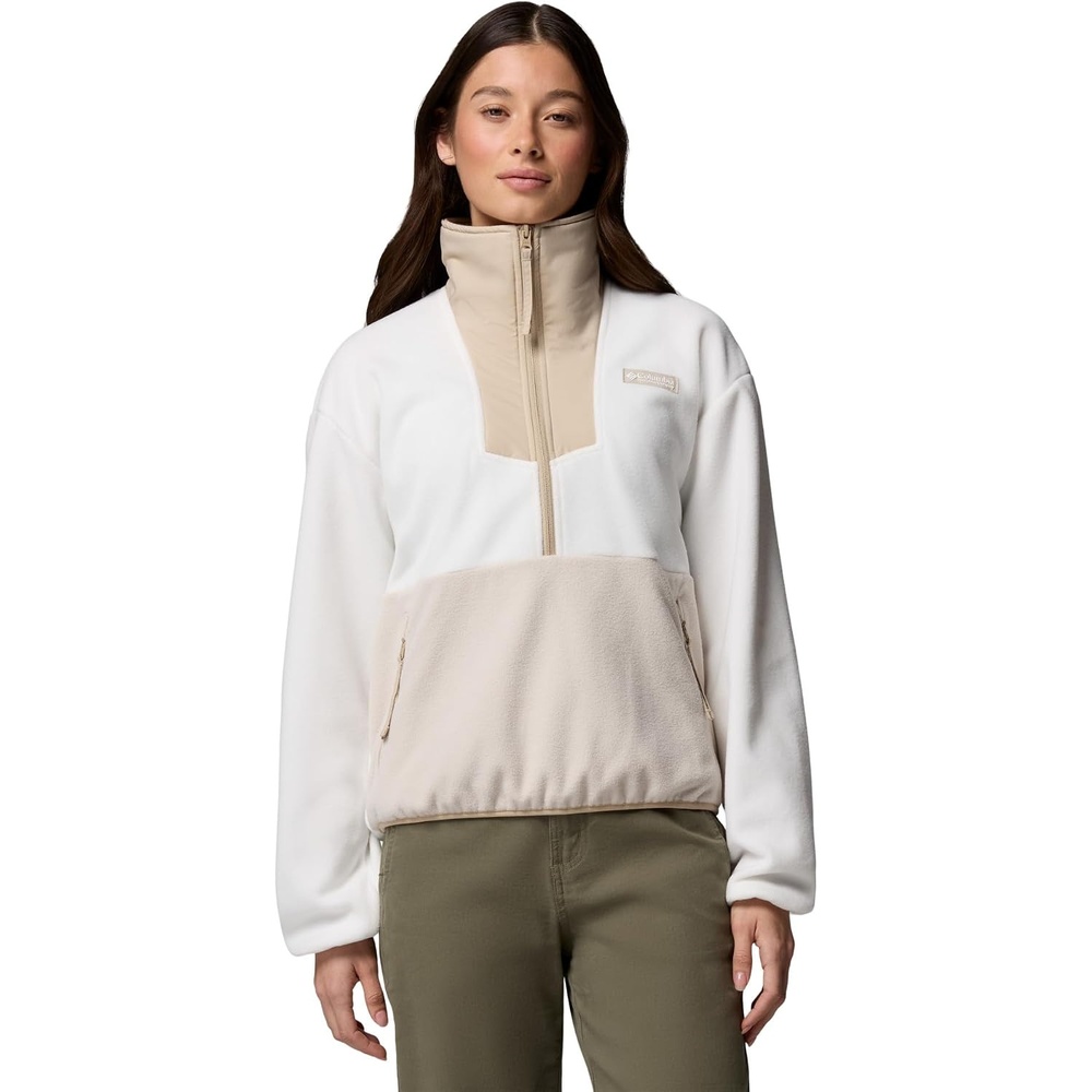 image:imageColumbia Womens Sequoia Grove 12 Zip FleeceSea SaltDark StoneAncient Fossil