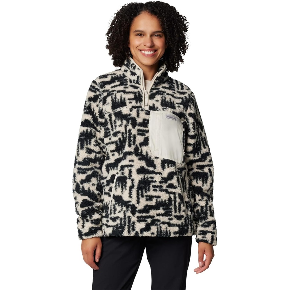 image:imageColumbia Womens West Bend 14 Zip IIDark Stone Highland Tonal