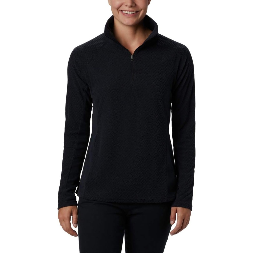 image:imageColumbia womens Glacial Iv Print Half ZipBlack Quilt Pattern Black