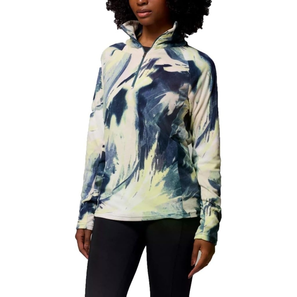image:imageColumbia womens Glacial Iv Print Half ZipEverblue Snowflight