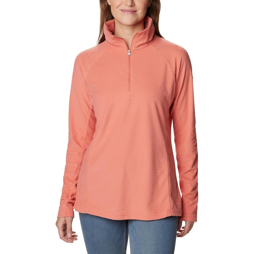 image:imageColumbia womens Glacial Iv Print Half ZipFaded Peach Quilt Pattern