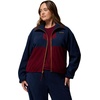 Columbia Sequoia Grove™ Full Zip Fleece(Collegiate Navy/Rich Wine/Maple Sugar)