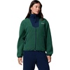 Columbia Sequoia Grove™ Full Zip Fleece(Rain Forest/Collegiate Navy)