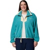 Columbia Sequoia Grove™ Full Zip Fleece(Teal/Lemon Wash)