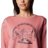 Columbia Women’s Hart Mountain Crew III(Pink Agave/Bearly Hike)