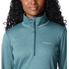 Columbia Women’s Park View Grid Fleece Half Zip(Blue)