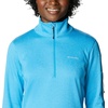 Columbia Women’s Park View Grid Fleece Half Zip(Blue Chill Heather)