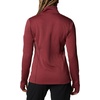 Columbia Women’s Park View Grid Fleece Half Zip(Bright Geranium Heather)