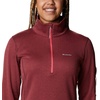 Columbia Women’s Park View Grid Fleece Half Zip(Bright Geranium Heather)