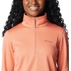 Columbia Women’s Park View Grid Fleece Half Zip(Orange)