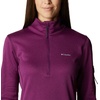 Columbia Women’s Park View Grid Fleece Half Zip(Plum Heather)
