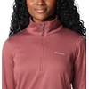 Columbia Women’s Park View Grid Fleece Half Zip(Red)