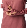 Columbia Women’s Park View Grid Fleece Half Zip(Red)