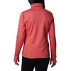 Columbia Women’s Park View Grid Fleece Half Zip(Red Hibiscus Heather)