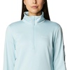 Columbia Women’s Park View Grid Fleece Half Zip(Spring Blue Heather)