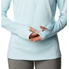 Columbia Women’s Park View Grid Fleece Half Zip(Spring Blue Heather)