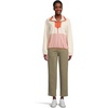 Columbia Women’s Sequoia Grove™ 1/2 Zip Fleece(Chalk/Eraser Pink/Tuscan)