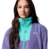 Columbia Women’s Sequoia Grove™ 1/2 Zip Fleece(Stormwatch/Fuchsia/Dolphin)