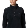 Columbia womens Benton Springs 1/2 Snap Pull Over Ii(Black)