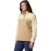 Columbia womens Benton Springs 1/2 Snap Pull Over Ii(Canoe/Lemon Wash)