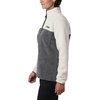 Columbia womens Benton Springs 1/2 Snap Pull Over Ii(City Grey Heather/Chalk)