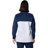 Columbia womens Benton Springs 1/2 Snap Pull Over Ii(Collegiate Navy/Snowdrift)
