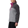 Columbia womens Benton Springs 1/2 Snap Pull Over Ii(Light Grey Heather/Shark)