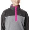 Columbia womens Benton Springs 1/2 Snap Pull Over Ii(Light Grey Heather/Shark)