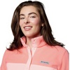 Columbia womens Benton Springs 1/2 Snap Pull Over Ii(Pink Sand/Alpenglow)