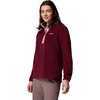 Columbia womens Benton Springs 1/2 Snap Pull Over Ii(Rich Wine/Eraser Pink)