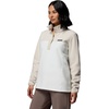 Columbia womens Benton Springs 1/2 Snap Pull Over Ii(Sea Salt/Dark Stone)